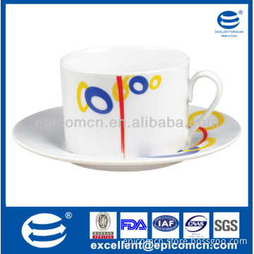 12pcs porcelain tea set ceramic coffee cups with saucers